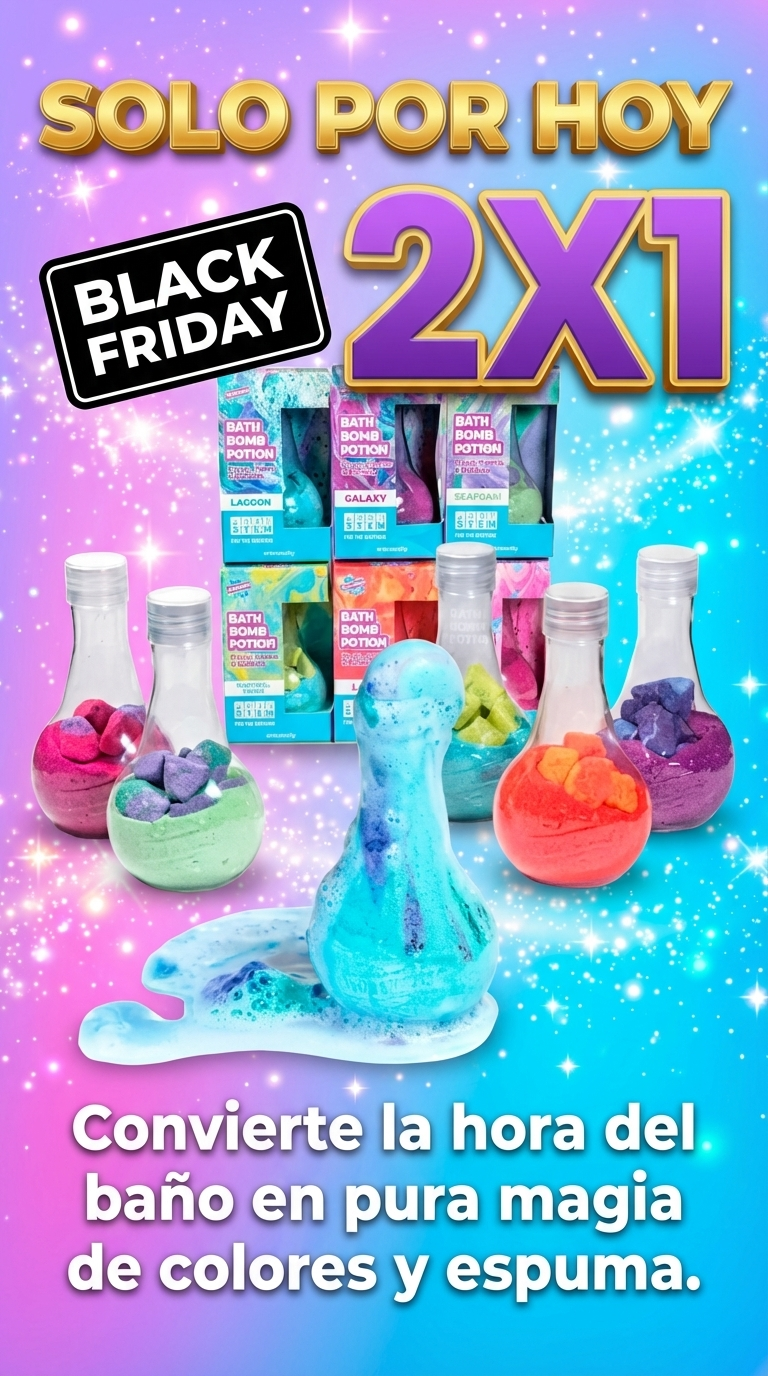 Bombas de Baño Mágicas para Niños