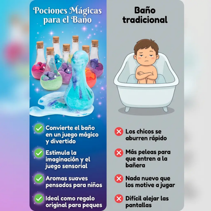 Bombas de Baño Mágicas para Niños