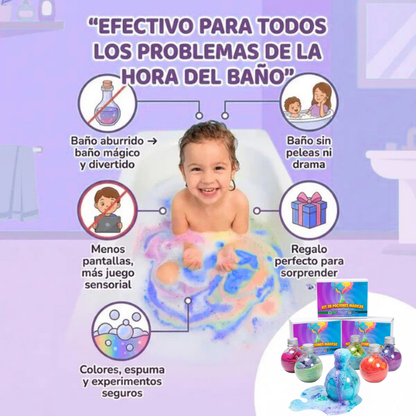 Bombas de Baño Mágicas para Niños